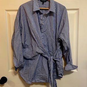 Tie front shirt by Ralph Lauren